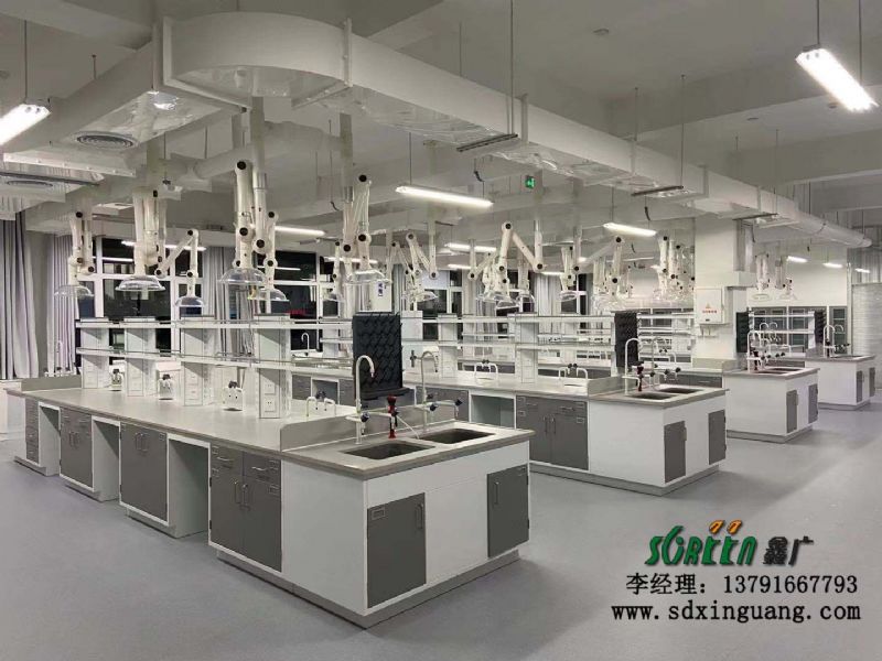 山東全鋼實(shí)驗(yàn)臺(tái)，鋼木邊臺(tái)試驗(yàn)臺(tái)，化驗(yàn)室操作臺(tái)定制