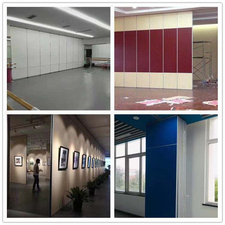 山東酒店活動(dòng)隔斷,吊軌道隔斷工程