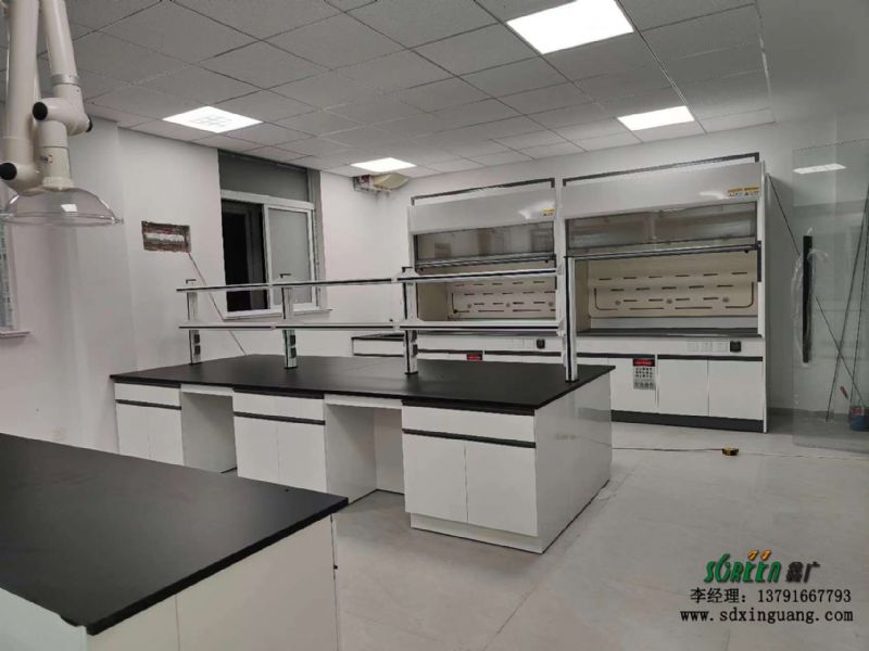 山東宏?；瘜W有限公司--實驗家具安裝現場