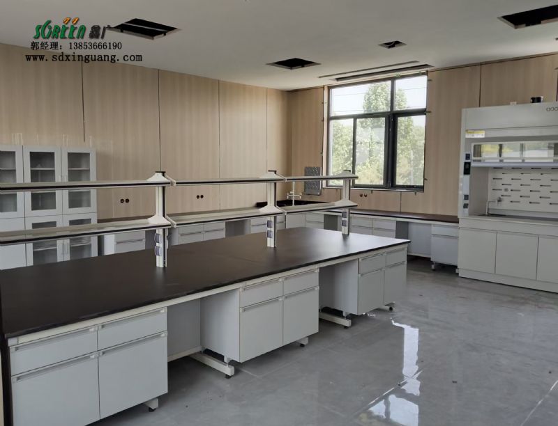 山東化驗室操作臺試驗臺鋼木實驗臺實驗室工作臺