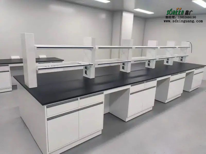 山東實驗室規劃全鋼實驗臺醫院化驗室邊臺